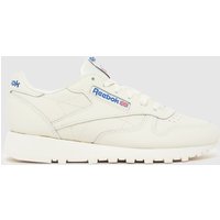 Reebok Classic Leather Trainers in Off-White Multi