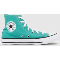 Converse Cons Ctas Hi Trainers in Turquoise Converse Cons Ctas Hi Trainers in Turquoise