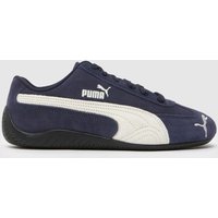 PUMA Speedcat Trainers in Navy & White PUMA Speedcat Trainers in Navy & White