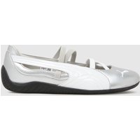 PUMA Speedcat Ballet Trainers in Silver PUMA Speedcat Ballet Trainers in Silver