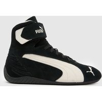 PUMA Speedcat Mid Trainers in Black & White PUMA Speedcat Mid Trainers in Black & White
