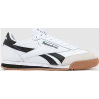 Reebok campio xt trainers in white & black