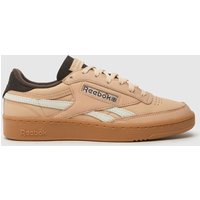 Reebok club c revenge vintage trainers in tan