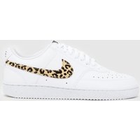 Nike Court Vision Trainers in White Multi Nike Court Vision Trainers in White Multi