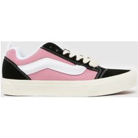 Vans Knu Skool Trainers in Black & pink Vans Knu Skool Trainers in Black & pink