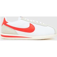 Nike Cortez Trainers in White & Red Nike Cortez Trainers in White & Red