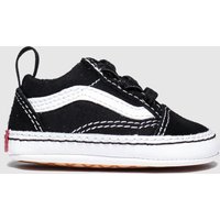 Vans black & white old skool crib Baby Trainers