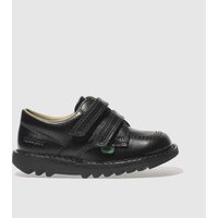 Kickers black kick lo Toddler Shoes