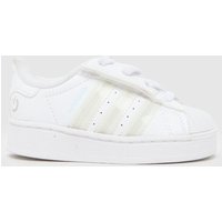 adidas White Superstar LED Lights Toddler Trainers adidas White Superstar LED Lights Toddler Trainers