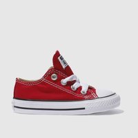 Converse Red All Star Lo Toddler Trainers Converse Red All Star Lo Toddler Trainers