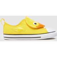 Converse Yellow All Star Lo 1V Toddler Trainers Converse Yellow All Star Lo 1V Toddler Trainers