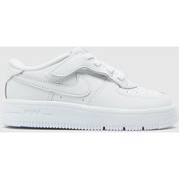 Nike White Force 1 Low EasyOn Toddler Trainers Nike White Force 1 Low EasyOn Toddler Trainers