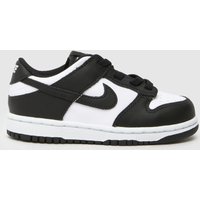 Nike White & Black Dunk Low Toddler Trainers Nike White & Black Dunk Low Toddler Trainers