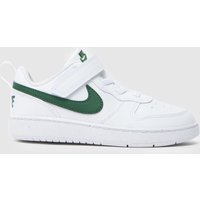 Nike White & Green Court Borough Low Recraft Toddler Trainers Nike White & Green Court Borough Low Recraft Toddler Trainers