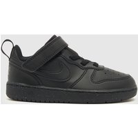 Nike Black Court Borough Low Recraft Toddler Trainers Nike Black Court Borough Low Recraft Toddler Trainers