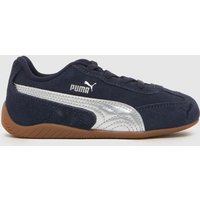 PUMA Navy Multi Speedcat Toddler Trainers PUMA Navy Multi Speedcat Toddler Trainers