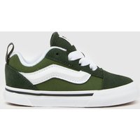 Vans Dark Green Knu Skool Toddler Trainers Vans Dark Green Knu Skool Toddler Trainers