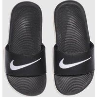 Nike Black & White Kawa Junior Sandals Nike Black & White Kawa Junior Sandals