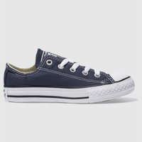 Converse Navy All Star Lo Junior Trainers Converse Navy All Star Lo Junior Trainers