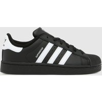 adidas Black & White Superstar II Junior Trainers adidas Black & White Superstar II Junior Trainers