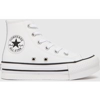 Converse White All Star EVA Lift Hi Junior Trainers Converse White All Star EVA Lift Hi Junior Trainers