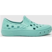 Vans Turquoise Slip-On Trk Junior Sandals Vans Turquoise Slip-On Trk Junior Sandals