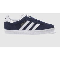 adidas Navy & White Gazelle Youth Trainers adidas Navy & White Gazelle Youth Trainers