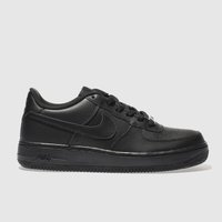 Nike Black Air Force 1 Youth Trainers Nike Black Air Force 1 Youth Trainers