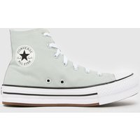 Converse Grey All Star Lift Hi EVA Youth Trainers Converse Grey All Star Lift Hi EVA Youth Trainers