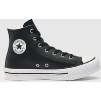 Converse Black All Star EVA Lift Hi Youth Trainers Converse Black All Star EVA Lift Hi Youth Trainers
