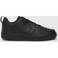 Nike Black Court Borough Low Youth Trainers Nike Black Court Borough Low Youth Trainers