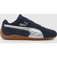 PUMA Navy Multi Speedcat Youth Trainers PUMA Navy Multi Speedcat Youth Trainers