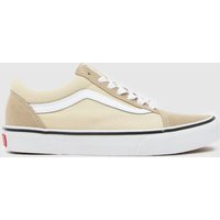 Vans Beige Multi Old Skool Youth Trainers Vans Beige Multi Old Skool Youth Trainers