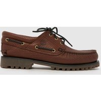 Timberland Authentic Woven Boat Shoes in Brown Timberland Authentic Woven Boat Shoes in Brown