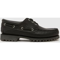 Timberland Authentic Woven Boat Shoes in Black Timberland Authentic Woven Boat Shoes in Black