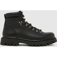 schuh Gideon Leather Hiker Boots in Black