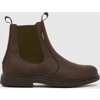 Barbour Hale Chelsea Boots in Dark Brown Barbour Hale Chelsea Boots in Dark Brown