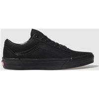 Vans Mens Old Skool Trainers in Black, Fabric, Size: 8