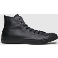 Converse Mens All Star Mono Hi Trainers in Black, Leather, Size: 10