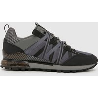CRUYFF Mens Fearia Trainers in Dark Grey, Leather/Suede, Size: 12