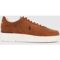 Polo Ralph Lauren Masters Court Trainers in Tan Polo Ralph Lauren Masters Court Trainers in Tan