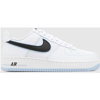 Nike Air Force 1 Trainers in White & Navy Nike Air Force 1 Trainers in White & Navy