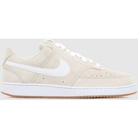 Nike Court Vision Low Trainers in Stone Nike Court Vision Low Trainers in Stone