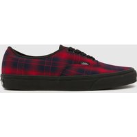 Vans Authentic Trainers in Red Multi Vans Authentic Trainers in Red Multi