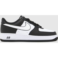 Nike Air Force 1 Trainers in Black & White Nike Air Force 1 Trainers in Black & White