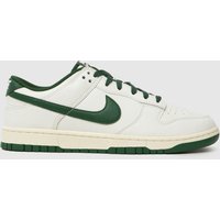 Nike Dunk Low Trainers in White & Green Nike Dunk Low Trainers in White & Green