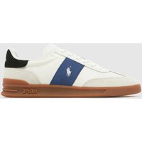 Polo Ralph Lauren Heritage Aera Trainers in White & Blue Polo Ralph Lauren Heritage Aera Trainers in White & Blue