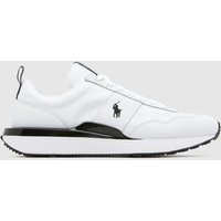 Polo Ralph Lauren Train 89 Trainers in White & Black Polo Ralph Lauren Train 89 Trainers in White & Black