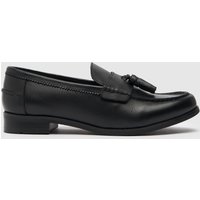 Schuh Black Leaning Leather Boys Youth Shoes