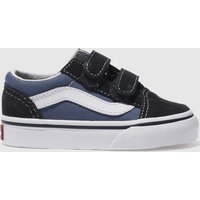 Vans Navy Old Skool V Boys Toddler Trainers Vans Navy Old Skool V Boys Toddler Trainers